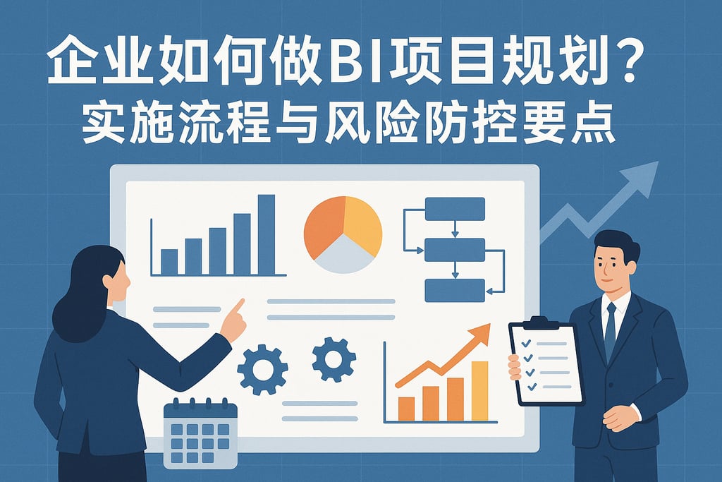 企业如何做BI项目规划？实施流程与风险防控要点"